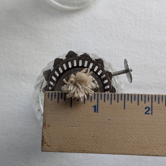 Vintage Lamplight Farm's Crystal Mini Oil Lamps Kerosene Set of Two C-3 - Picture 10 of 10